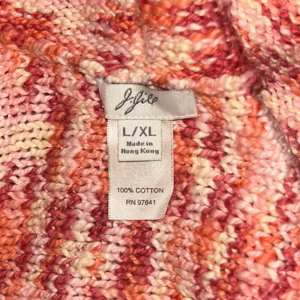 J. Jill Sweater Women's L/XL Open Front Reversible Shrug Sweater Cape - Picture 6 of 7